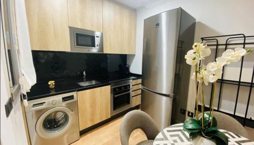 AH - Estudio Moderno en Madrid Río a 10 Min del Centro - Photo 3, stove, dishwasher