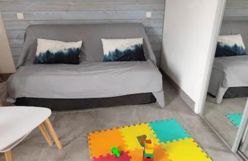 Mailh- Massibé 1 chambre 5 pers draps serviettes inclus parking près du ski tout confort - Foto 6