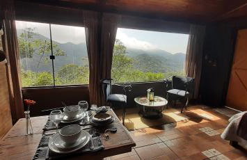 Chalé Pakere Montebello Lumiar - lareira, wi-fi, sauna, piscina - vista incrível - locação do chalé sem prestação de serviços - Foto 8