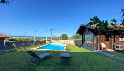 Encantadora moradia T1, com piscina e vista mar a 500m da praia - Foto 1