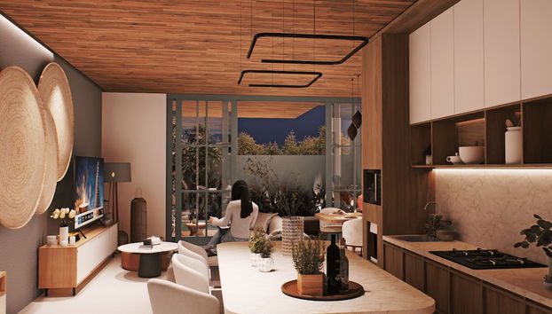 BrandNew Luxury Villa Nyanyi 1 for8guest - Foto 4, Zona de estar