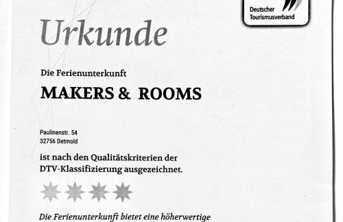 MAKERS and ROOMS APARTMENT 01 Pauline 110qm Parkplatz 1-4 Personen - Foto 12
