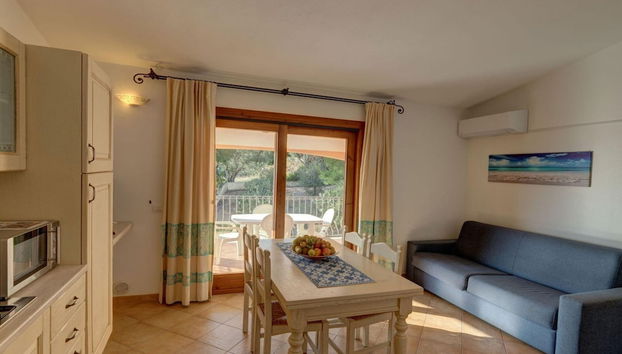 Apartment in Badus With Communal Pool - Foto 5, Sala de estar