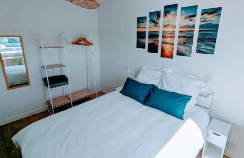 Duplex vue mer à deux pas de la plage, balcon et espace cinéma - Foto 8