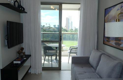 Quarto e sala irretocável Beach Class Ondina - Foto 11