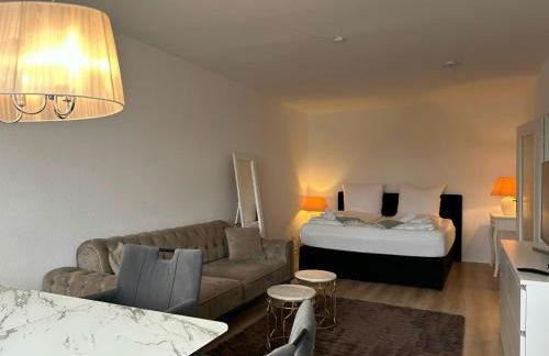 Modernes Studio mit Doppelbett in Hattersheim Zentrum - Foto 2