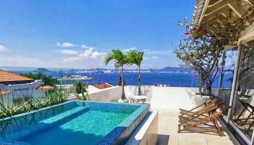Lux 12 - Cobertura Romantica com piscina aquecida e vista mar - Foto 2