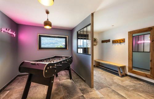 Chalet neuf, Jacuzzi, piscine privée mai-sept, pétanque, proche Paradiski - Foto 36