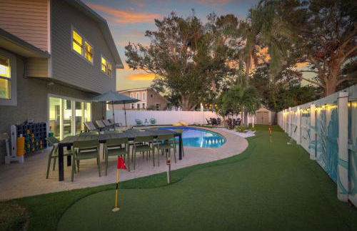 Family Oasis - Pool Hot Tub Games & Near Beach - Foto 58