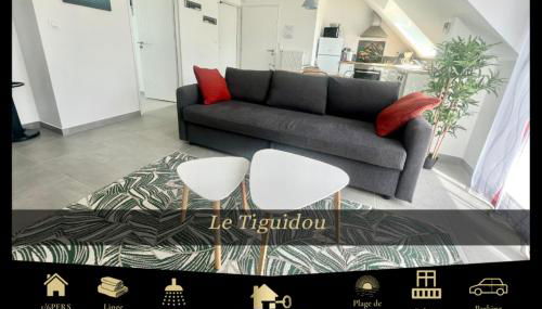 Le Tiguidou, Cosy, lumineux, 2-6 pers, plage 300m - Foto 1