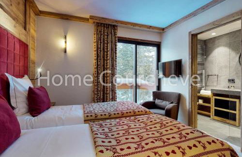 Courchevel 1850, 4 chambres, 8 pers, accès pistes, parking - FR-1-575-222 - Foto 5