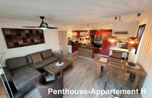 APARTMENTHAUS "AM KORNFELD" - 10 Gästewohnungen mit 1-3 Schlafzimmern, 40 Betten, Raucherbalkon, Reinigungs- & Wäscheservice, Grillgarten, Parkplatz - Foto 12