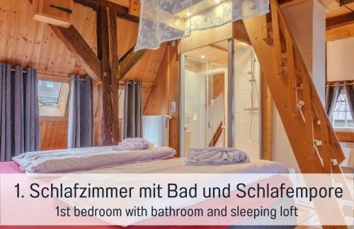 Historisches Gerberhaus: Eingezäunt | Sauna | Whirlpool | Kamin - Foto 53