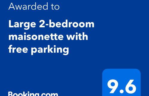 Large 2-bedroom maisonette with free parking - Foto 23