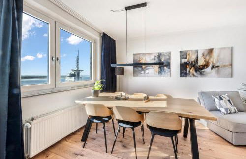 Exklusives Apartment Sunrise mit Whirlpool im 24-OG, Zugang zu Pool und Sauna - Foto 5