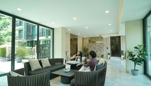 Lobby sitting area