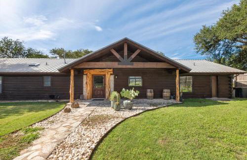 Guadalupe Bluff Log Cabin - Foto 1