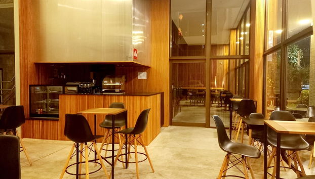 Mostrador de check-in y check-out