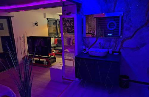 L'Aurore Love Room de prestige jacuzzi sauna piscine chauffée cuisine - Foto 54