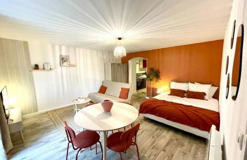 Grand Studio Chez Soi - Queen size bed - Terrasse - Foto 6