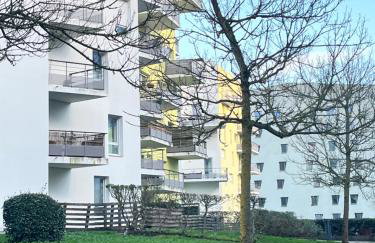 Spacieux appartement 2 chambres - Parking privé - Proche Gare - cité des congrès et centre ville - Foto 48