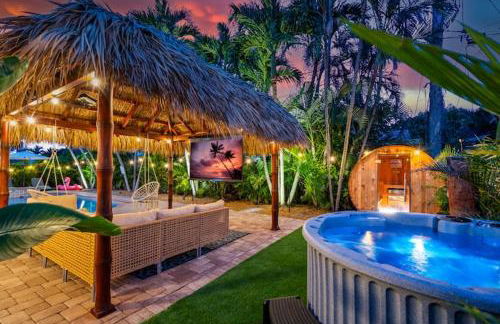 Delray Retreat Heated Pool Sauna Cold Plunge Games - Foto 75