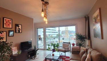 Gerland T2 standing - balcon - parking privé souterrain - Foto 5