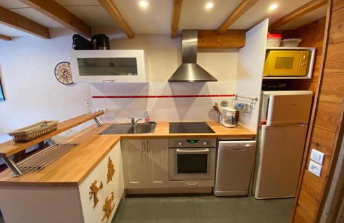 LE PASSE-MONTAGNE Bel appartement avec terrasse dans vieille ferme de montagne rénovée - Foto 8