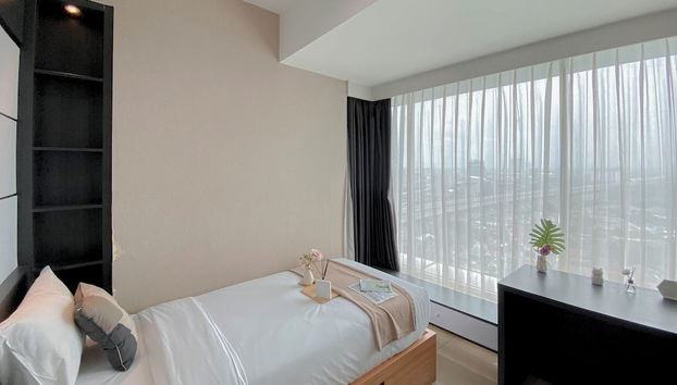 Nice And Elegant 2Br At Grand Kamala Lagoon Apartment - Foto 3, Quarto