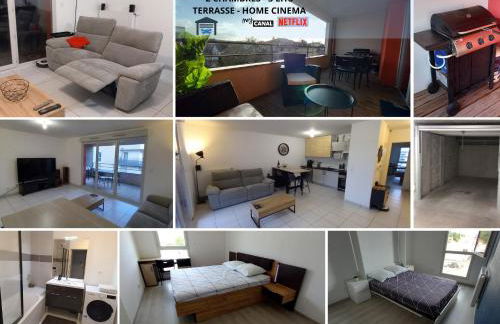 Le Barbusse LYON-T3-Garage-Terrasse-3 lits-Home Cinema - Foto 1