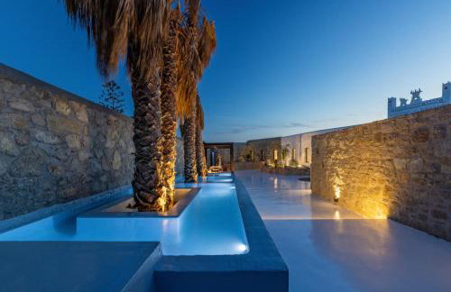 Mykonos Town Black Villa with Cave Heated Pool - Foto 23