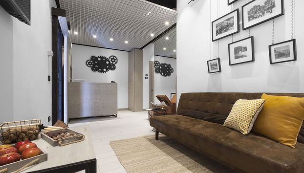 Zona de estar del vestíbulo