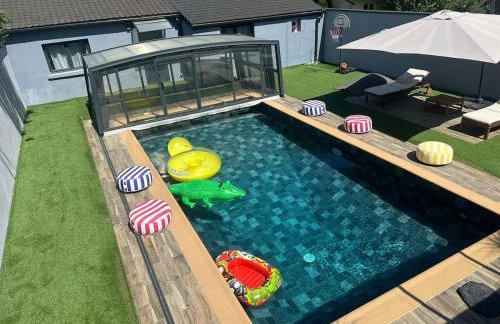 havre COSY avec piscine chauffée entre Paris et Disney - Foto 33