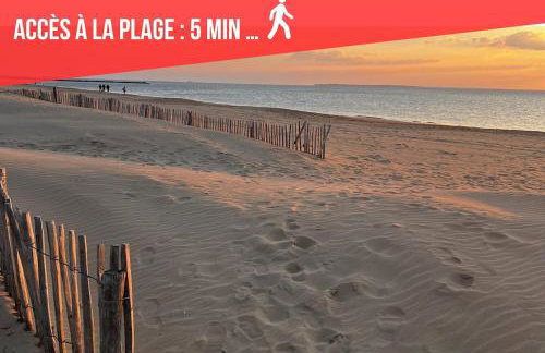 La Madeleine - 4 vélos inclus, plage 200 m, terrasse BBQ - Foto 29