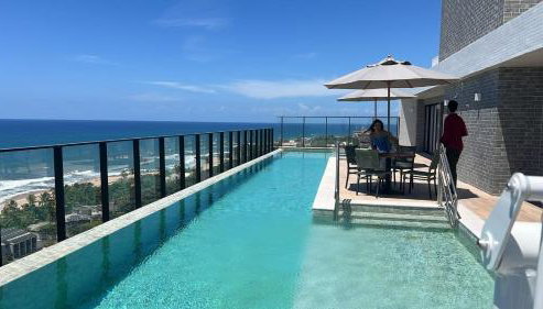 Studio Rooftop em frente ao Mar na Praia de itapua - Foto 2