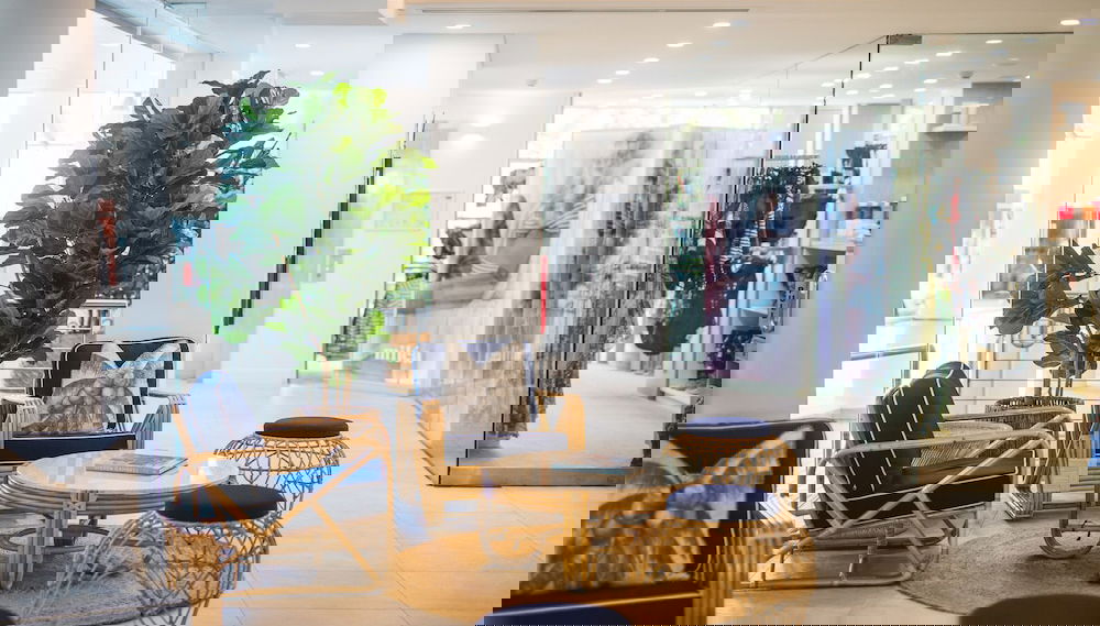 Zona de estar del vestíbulo