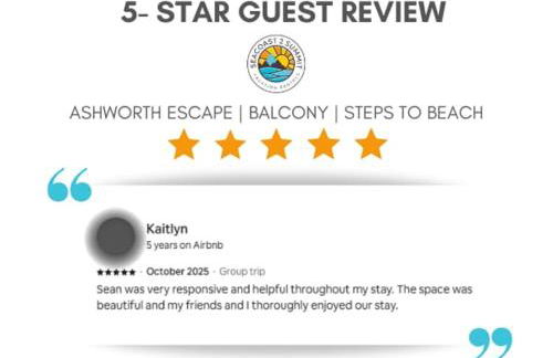 Ashworth Escape Balcony Steps to Beach AC - Foto 37