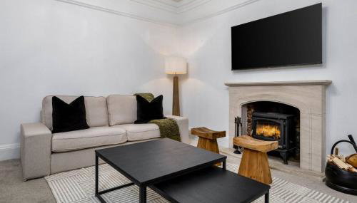 Stirling Edwardian House - Fireplace,Garden,Parking - Foto 5