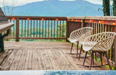 Big Mountain View! Downtown Gatlinburg Chalet Village! Hot Tub! Fan Favorite! AFrame Dreams! Magazine-Featured! Stunning Interiors! Little Green Cabin - Photo 68