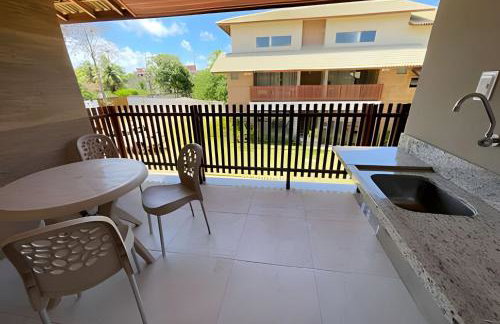 Imóvel Novo, 4 Quartos, Ar Condicionado em todos ambientes - Cond. Fechado - Guarajuba-BA - Foto 37