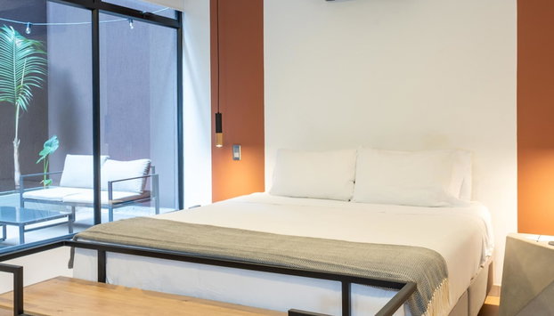 w Lovely 2BR w Balcony n AC in Laureles - Foto 2, Habitación