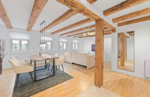 TOP Apartments - Moderne Altbauwohnung im Zentrum Ludwigsburg - Kingsize Bett - Netflix - 80qm - 24h Check-In - Foto 13