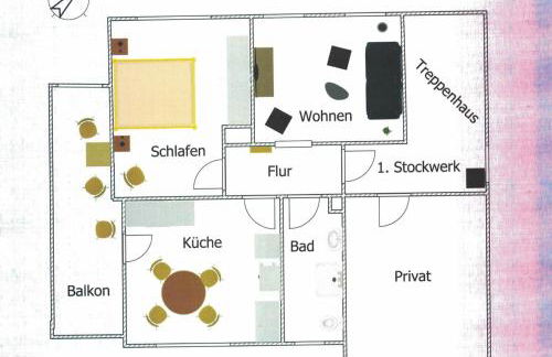 Ferienwohnung Münch mit Balkon - Foto 24