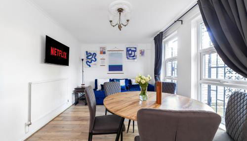 Arte Stays - 3-Bedroom Bright House London, Haggerston, Garden, Parking, 8 min walk to Haggerston Station, weekly or monthly stays, serviced accommodation - 7 guests - Foto 4
