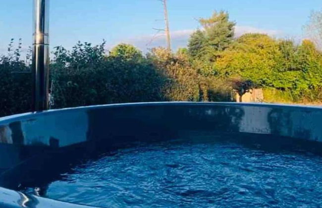 Cute and Cosy Shepard hut With Wood Fuel hot tub - Foto 46