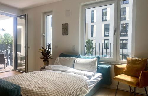 Apartment am Flughafen, Glasfaser-Internet, Waschmaschine - Foto 10