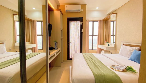 Best Choice And Restful Studio At Transpark Bintaro Apartment - Foto 3, Habitación