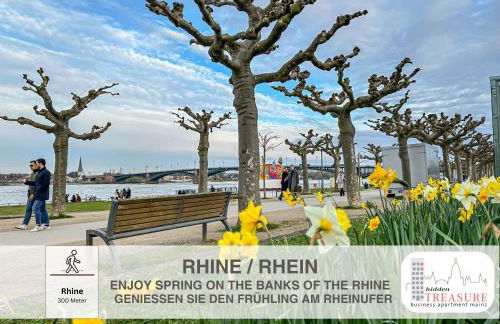 Hidden Treasure Mainz Altstadt - Rheinblick & Parkplatz im Haus - Foto 41