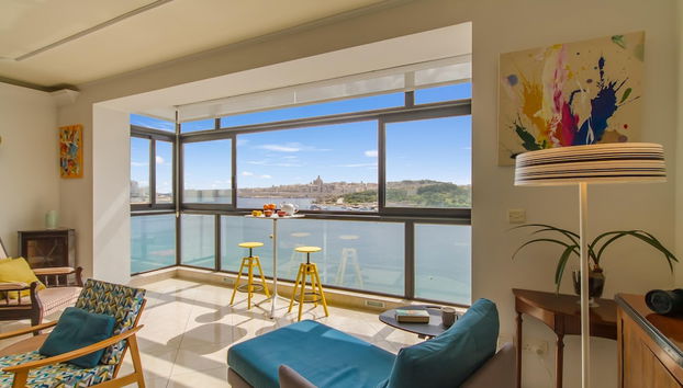 Magnificent Sunny Seafront Apart Sliema - Foto 2, Habitación