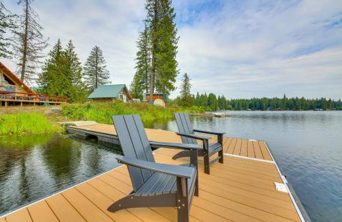 Steps to Sacheen Lake Cute Studio Cabin with Deck - Foto 24